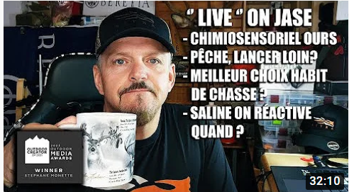 10 Mai #740 Stephane Monette ON JASE de chimiosensoriel , pêche, lancer loin? Saline réactivation!